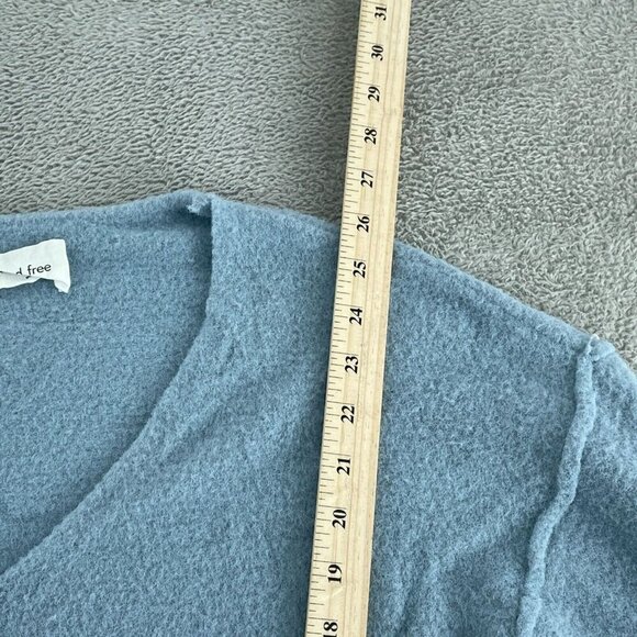 Wilfred Free Womens V-Neck Sweater M Blue Nylon 4758 - Picture 6 of 9